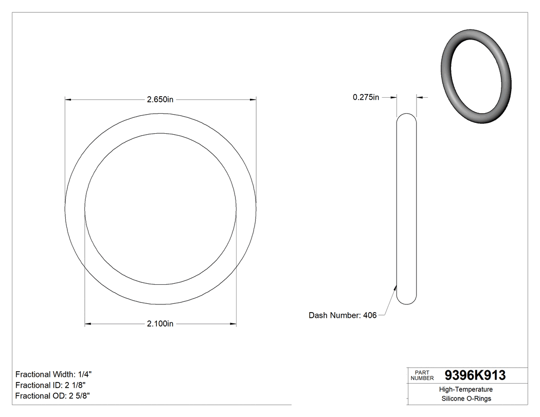 Technical drawing - 9396K913